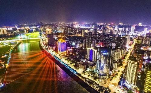 宜昌头条夜景图片,魅力无限